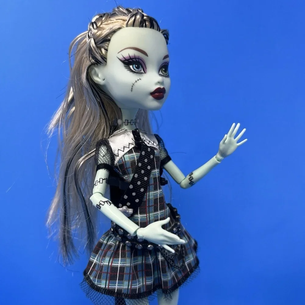 Monster High Frankie Stein 2008 First Wave‎ Gold Elastics Original Ghouls Rare